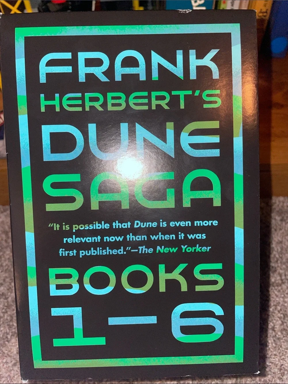 Frank Herbert Dune Paperback Box Set - Black with Multicolor Accents